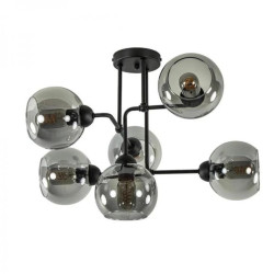 Lampa sufitowa nowoczesna 6xE27 COSMO BLACK