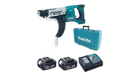 Wkrętarka Akumulatorowa Z Magazynkiem 18V Li-Ion 2*3.0Ah