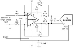 Fully Differential I/O Audio Amplifier