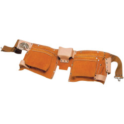 Peddinghaus 805000 Tool Shoulder Bag High-Quality Leather 11 Pockets