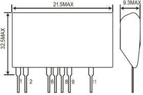 Uwy 11,4 → 12,6 V 11 -pinowy Uwe 8,8 → 20 V Otwór przezierny
