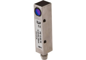 Czujnik laserowy odbiornik wiązki światła 64x14x12mm fi0,5mm Sn: 1,5m 12-32V DC PNP/NPN Push-pull złącze M8 3pin IP67 PE130270