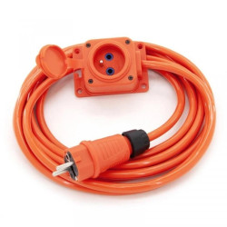 Przedłużacz budowlany 1-gniazdowy IP44 16A 230V H07BQ-F 3*2,5 3M 2OW16031P