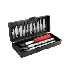 ZESTAW MODELARSKI NOŻY SKALPELI PRECYZYJNYCH 13 sztuk