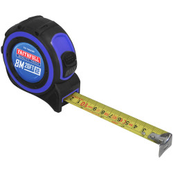 Faithfull FAITM825MI Trade Tape Measure 8m/26ft (Width 25mm)