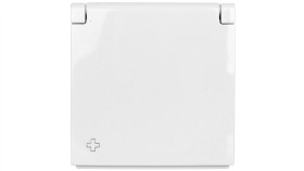 Simon 54 Pokrywa Gniazda Do Wersji Ip44 Z Przesłonami Antybakteryjna Biała...