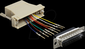 65433 Adapter Sub-D 25Pin St. &gt; RJ45 Bu. Mounting kit