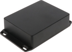 Aluminum die cast enclosure, (L x W x H) 119 x 94 x 38 mm, black (RAL 9005), IP54, 1590BB2FLBK