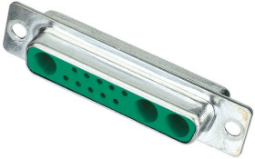 Złącze D-Sub 13-pinowe Żeński Proste Montaż na panelu