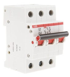 Wyłącznik kompaktowy MCCB, 3-biegunowy, 125A, 230V, Montaż na szynie DIN, ABB, E200i