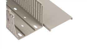 Korytko Grzebieniowe 80X80x2000mm Jasnoszare E124