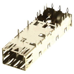 Molex 747370009 Sfp&#x2B; Ganged Cage Emi Shielding Press-fit Tails