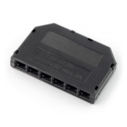 Rozdzielacz, splitter do pasków LED - 6 wejść - 6-24V/3A