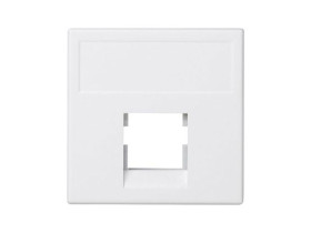 SIMON CONNECT Płytka K45 1x RJ bez osłon 3M Volition OCK czysta biel K045/9 KONTAKT SIMON