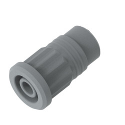 Gniazdo bananowe Żeński Wciskana Szary 36A Electro PJP rozmiar 4 mm