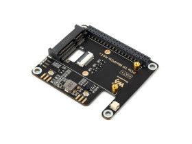 Waveshare PCIe TO MiniPCIe Adapter For Raspberry Pi 5, Compatible With MiniPCIe Wireless NIC, Supports USB Bluetooth Connection,