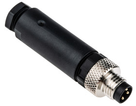 Złącze wielostykowe przemysłowe 3-pinowe M8 Montaż na kablu Wtyczka binder