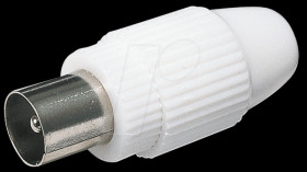 Aerial connector straight design