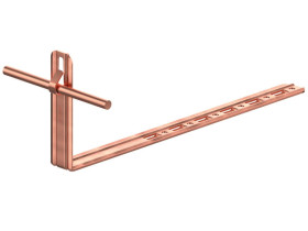 Uchwyt dachowy regulowany prosty Z-zag. L=42cm H=12 4cm /CU/ AN-20K/CU/-N E374560 AN-KOM