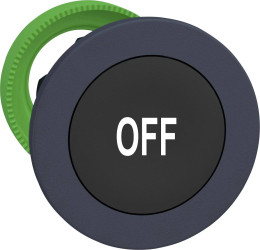 Schneider Electric ZB5FA235 ZB5FA235 Element czołowy dla przycisku płaski, resetowalny (Ø) 30.5 mm OFF ciemnoszary, czar
