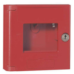 Legrand 038054 Key Cabinet Red Plastic IP44 IK07 Signal Contact 125x125x45