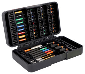 Zestaw końcówek do wkrętaka Sześciokątny, Phillips, Pozidriv, Torx l. elementów: 50 Zestaw końcówek skrętnych Bahco