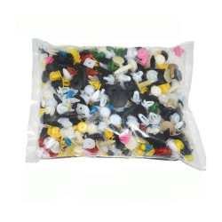 Zestaw spinek samocho. klips 200 szt. mocujący do tapicerki