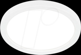 50958 Ceiling light fixture, 12 W, 1200 lm, 3000 K, white ring