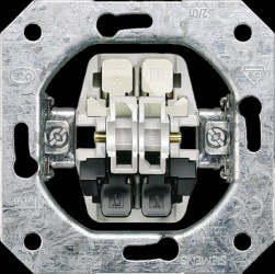 Flush mounted blind switch, 250 V (AC), 10 A, IP20, 5TA2154-0KK