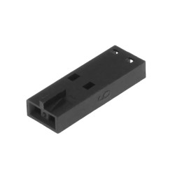 Wtyk żeński NCDG, przewód-płytka, 2 pin, bez styków, 2.54mm