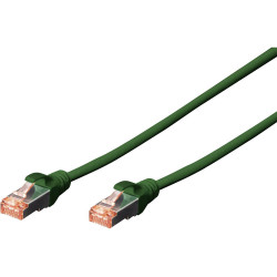Digitus DK-1644-005/G RJ45 Network Cable Green Halogen-free 0.5 m CAT 6 S/FTP