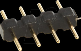 952-09-004-1-00 Pin header RM 2.54mm, straight, 1-row, 4-pin