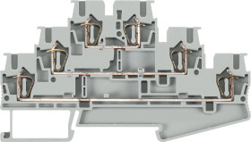 Zacisk do montażu na szynie DIN Siemens poziomy: 3 14AWGsprężynowa 8WH 500 V