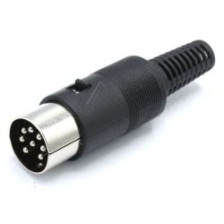 Wtyk DIN 8p 270st. na kabel