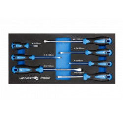 HT7G132 Zestaw wkrętaków płaskich 7 szt.HOGERT