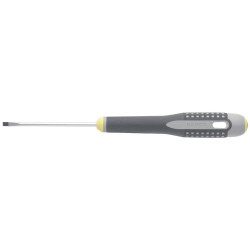 Bahco BE-8210 ERGO Slotted Screwdriver 3-Component Grip Burnished Tip