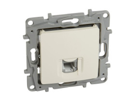 NILOE Gniazdo telefoniczne RJ11 kremowe 764669 LEGRAND