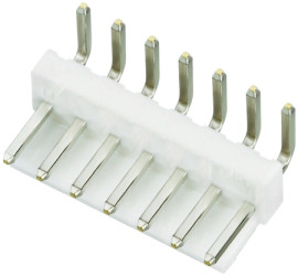 Listwa stykowa PCB 7-pinowe VH raster: 3.96 mm Kąt prosty 1-rzędowe JST Otwór przelotowy 250 V W osłonie