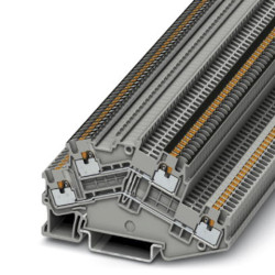 Dwurzędowa złączka szynowa Phoenix Contact poziomy: Podwójny 26 → 14AWGWciskane PTTBS 1.5/S-PV 16A 500 V