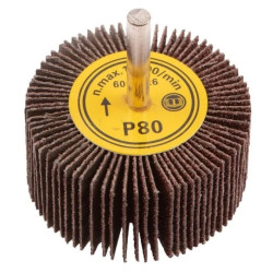 Ściernica listkowa trzpieniowa, 60 x 30 mm, K80 /5szt./