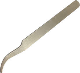 Tweezers, uninsulated, antimagnetic, carbon steel, 120 mm, BYB-7-30L0228