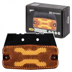Lampa obrysowa LED X-SPIDER L1316 12/24V z kierunkowskazem i odblaskiem IP67 R10 R148 R150