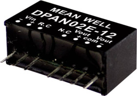 MW Mean Well DPAN02B-15 Moduł przetwornicy DC/DC 67 mA 2 W Ilość wyjść: 2 x Content 1 szt.