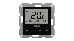 Tech F-4Z V2 - Regulator Pokojowy Bezprzewodowy Doramkowy Kolor Czarny