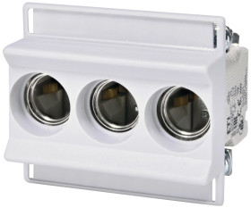 Gniazdo D0 (3p) na szynę TH D02N/3 E18 002222031