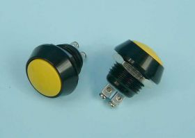PBWC-12B 2A/250V 12mm YELLOW PRZYCISK