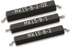 Reed switche, SMD, 1 Form A (N/O), 10 W, 180 V (DC), 0.5 A, MK15-C-2