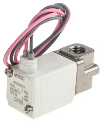 Pneumatyczne zawory elektromagnetyczne SMC 2/2 G 1/8 24V dc 2 portowy 1/8in