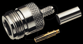 N coupler for RG 58, crimp version