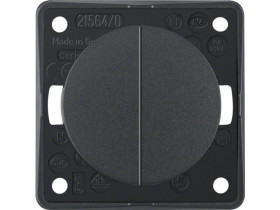 Integro Flow Wyłącznik wieloklawiszowy przyciskowy antracyt 936752505 HAGER